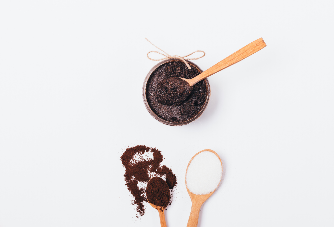 Coffee Grounds made into a DIY Body Scrub