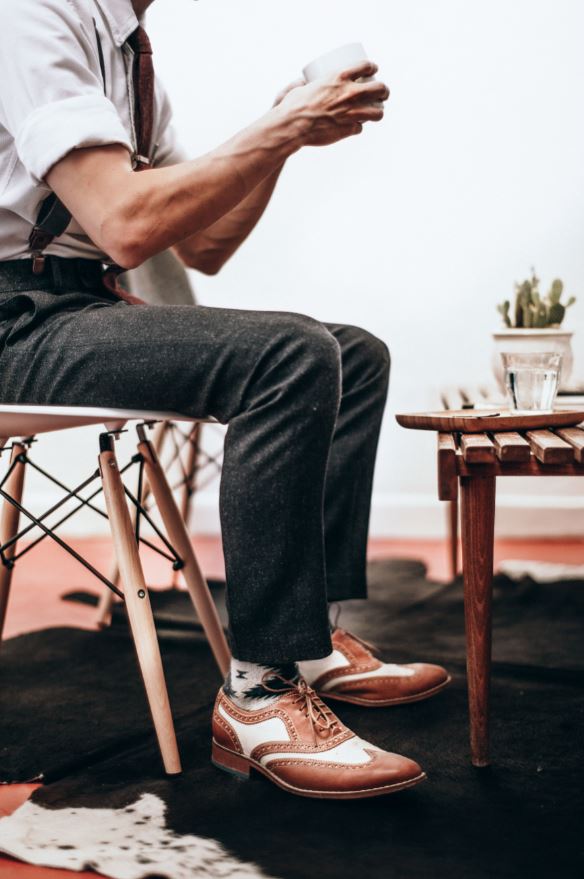 coffee and fun loafers 