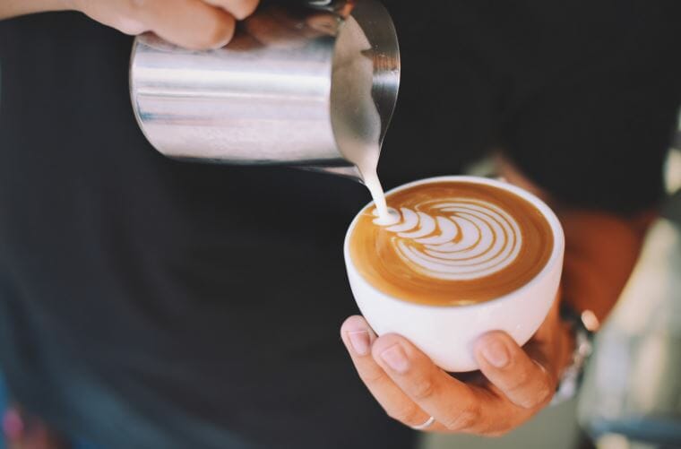 beautiful latte art 