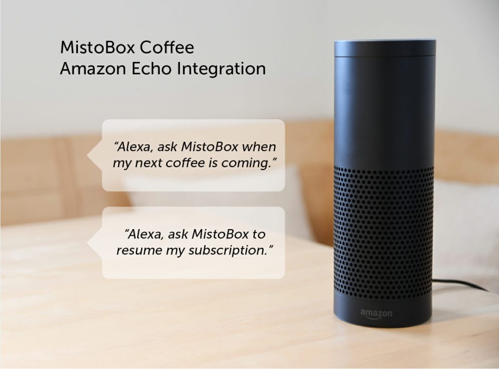 Order Mistobox on Alexa
